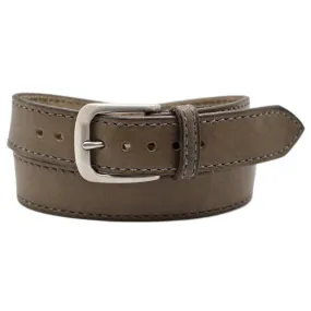 The PEARCE 1.35” Grey Leather Belt