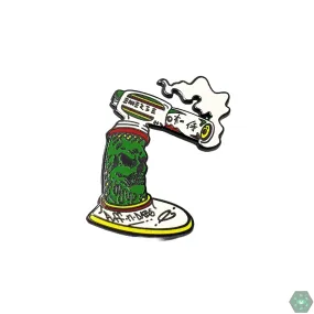 Unique Rasta Torch Pin by Puff n Dabs with Vibrant Colors