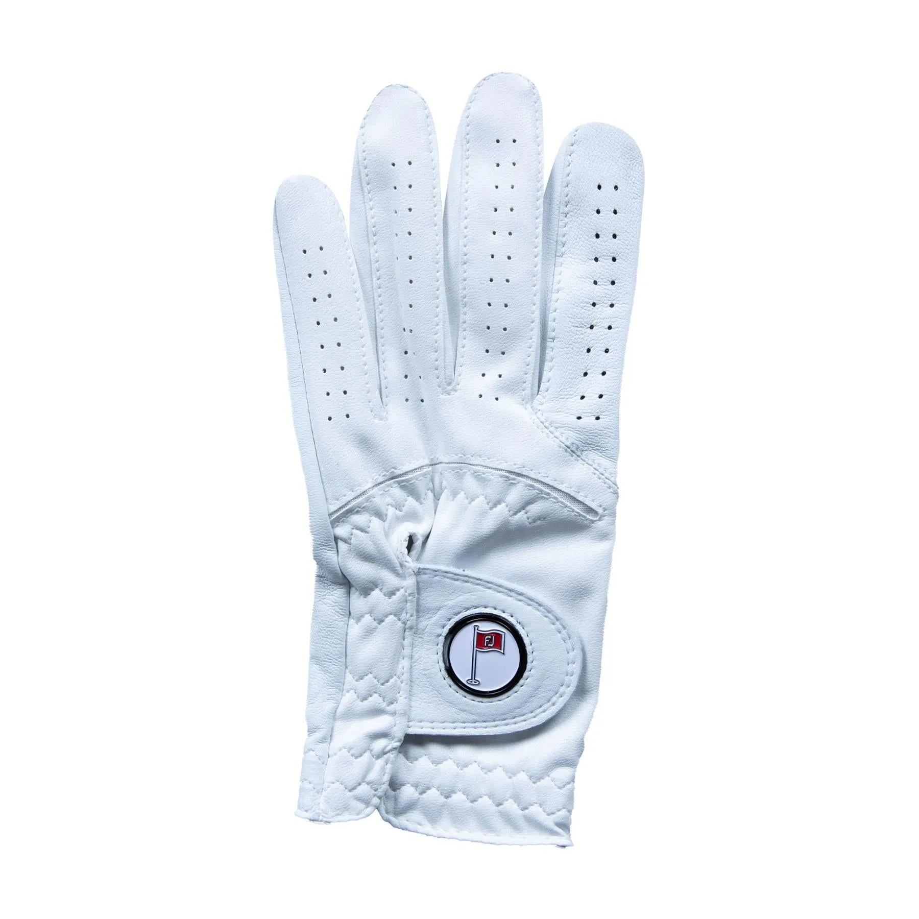 x TRENDYGOLF FJ Qmark Custom Left Glove Pearl - AW24